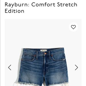 Madewell ‘perfect jean short’ NWOT